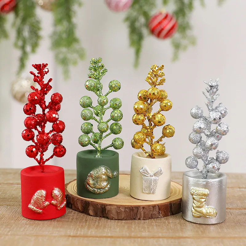 

Scandinavian Christmas Red Fruit Arrangement Christmas Simple Home Indoor Desktop Ins Style Decoration Decoration