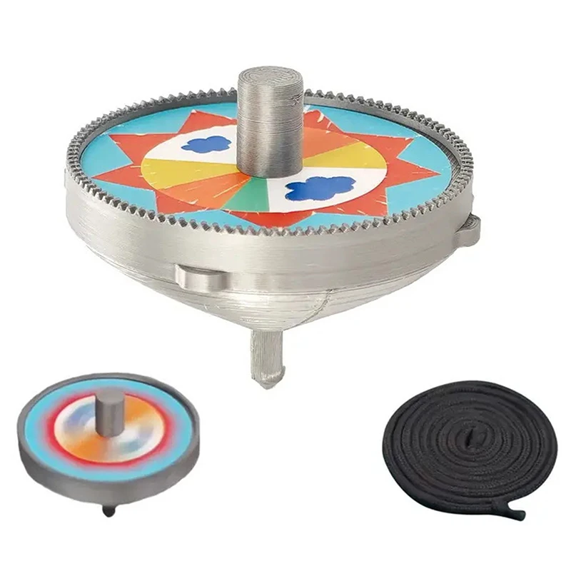 Korean Rotating Top Toy 3D Print Gyro Toys Interaction Game Gyroscope Relief Stress Rotating Spinning Top Toys