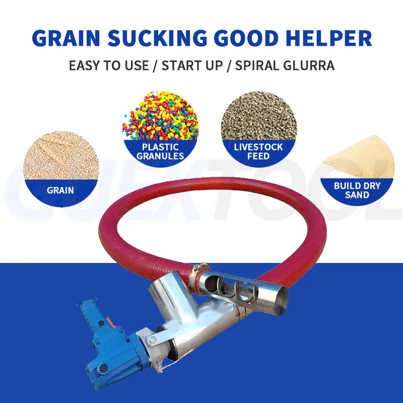 6-meter Suction Hose Machine Wheat Suction Machine Wheat Corn Spiral Feeder Feeding Machine Suction Machine