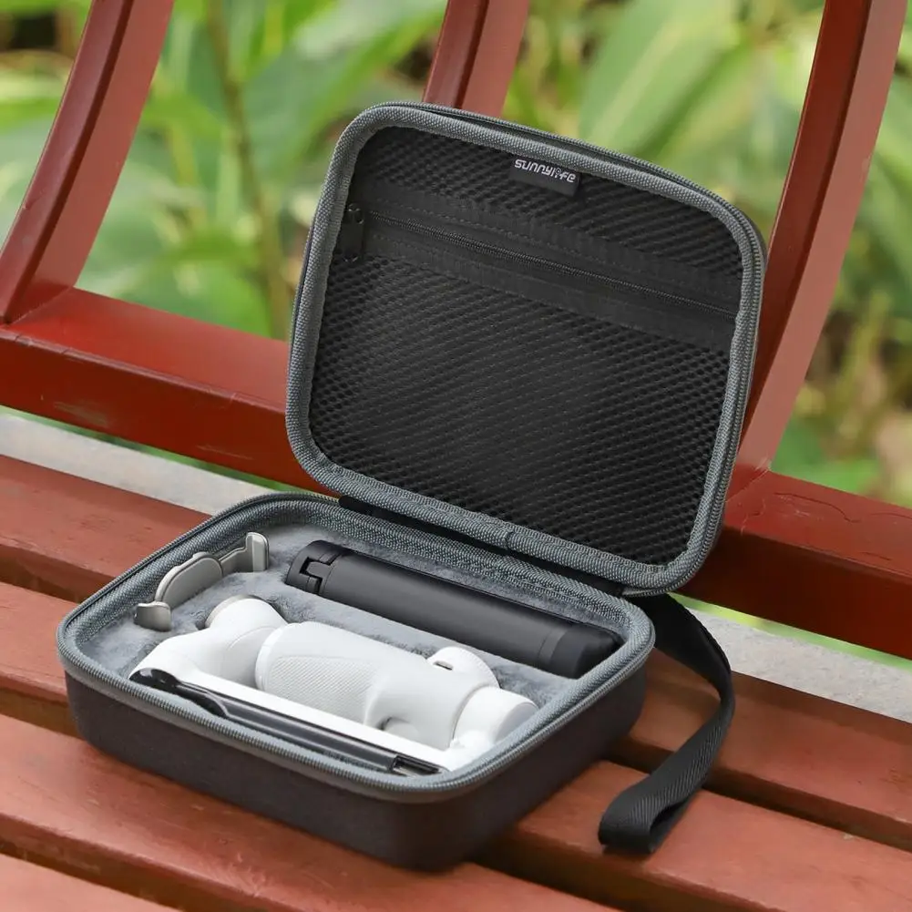 Protective Storage Bag  Practical Mesh Pocket Lightweight  Hard Case Protective Handbag Smartphone Gimbal Carrying Case