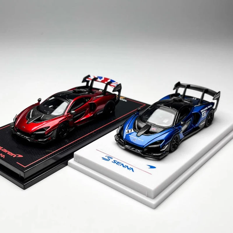 CM Model 1:64 Senna GTR Legering Automodel Statische collectie Versierd Vakantiegeschenken Speelgoed