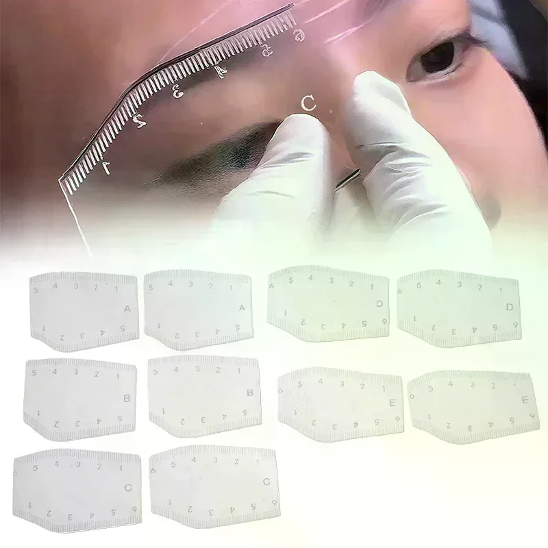 Eyebrow Tattoo Makeup Tools For Beginners Quick Eyebrow Design Eyebrow Auxiliary Ruler Positioning Ruler Tattoo Accessories