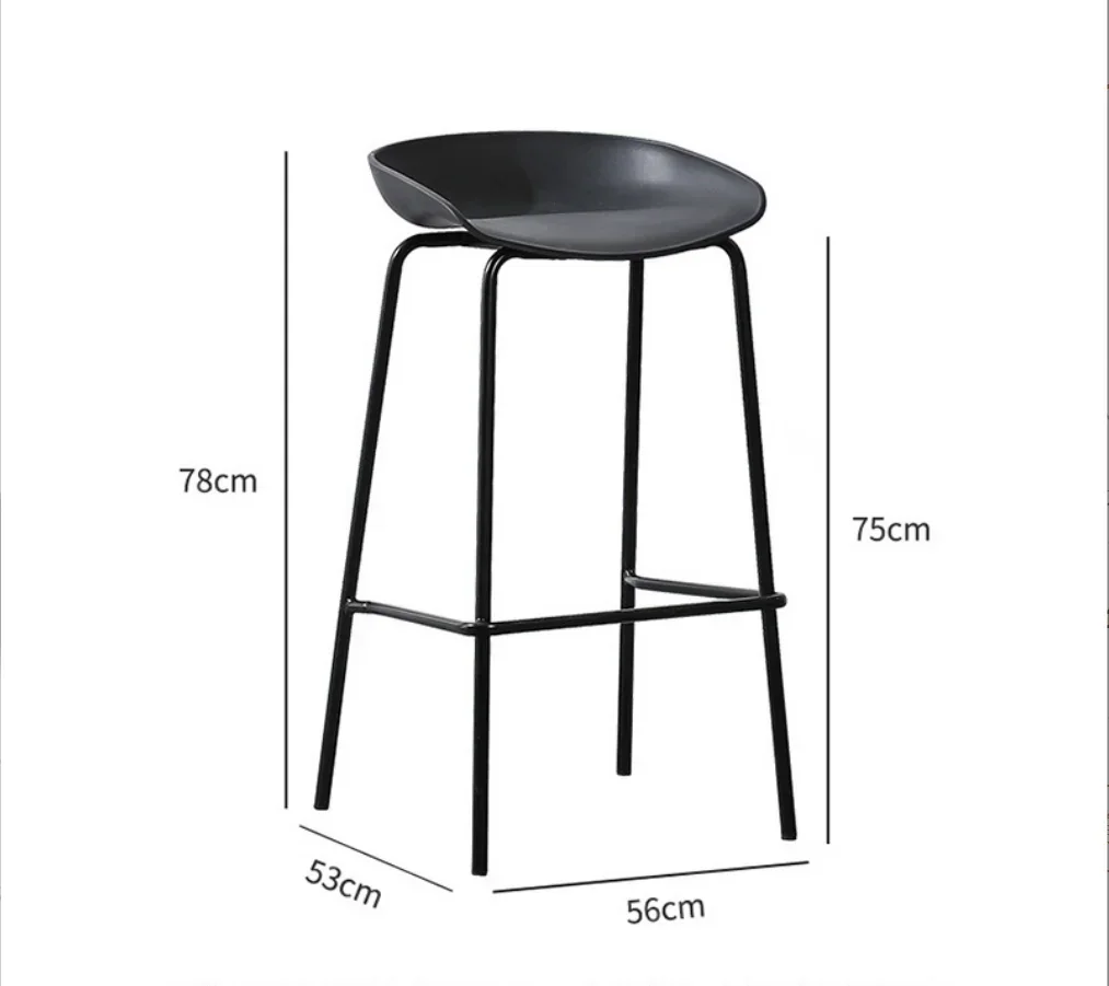 Lounge Furniture Classic Metal Frame Kitchen Corner Coffee Restaurant Dining Bar Stool Chair Outdoor