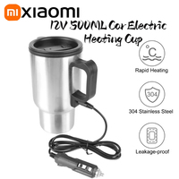Xiaomi Quick-Heat Portable Car Heater Mug Insulated  Double-Wall Stainless Steel Large Capacity Essential Beverage Warmer 