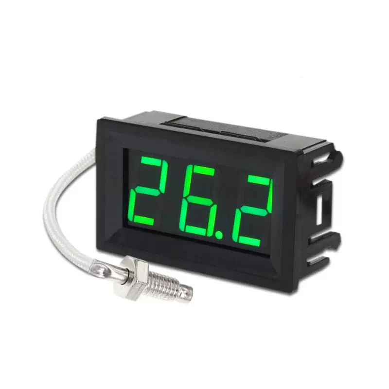 Industrial High Temperature K-Type M6 Thermocouple Thermometer 12V Digital temperature meter tester -30~800 Degree thermograph