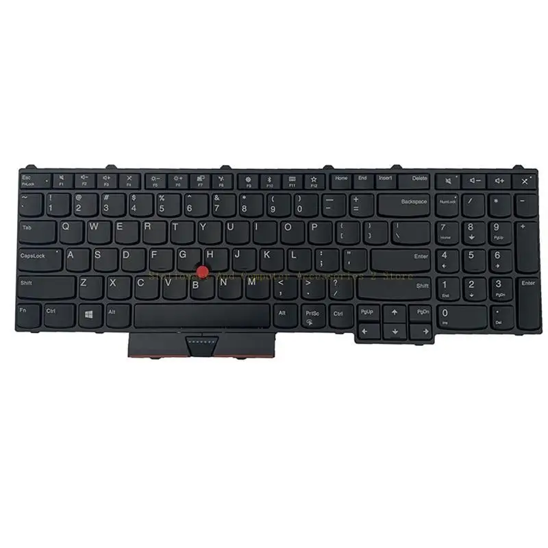 

Laptop Accessories for IBM ThinkPadP51 P71 P50 P70 Replacement English Keyboard with Backlit US Layout