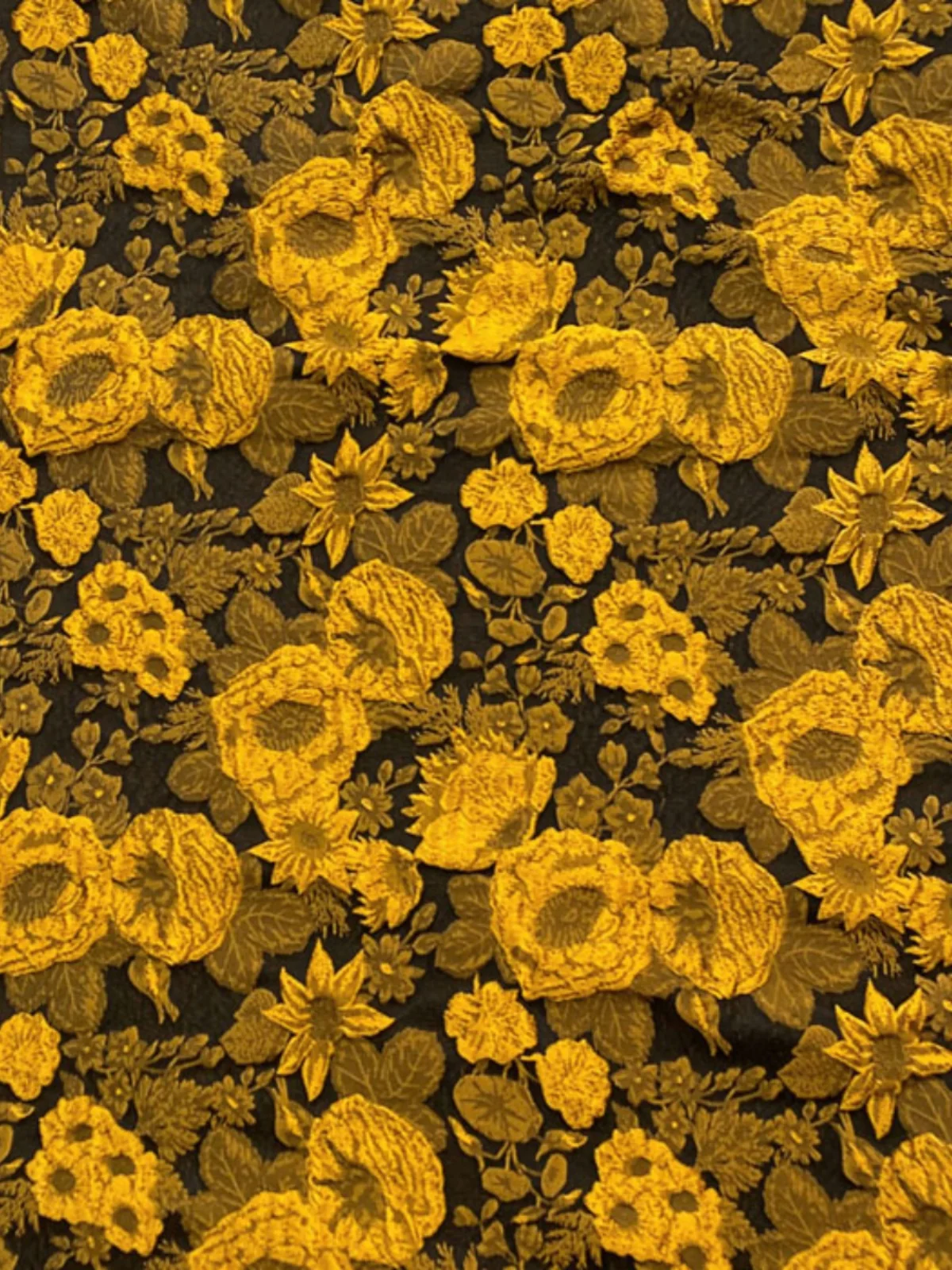 Tessuto Giallo Petrol con Gran - Embroidery Cream recensione e prezzo