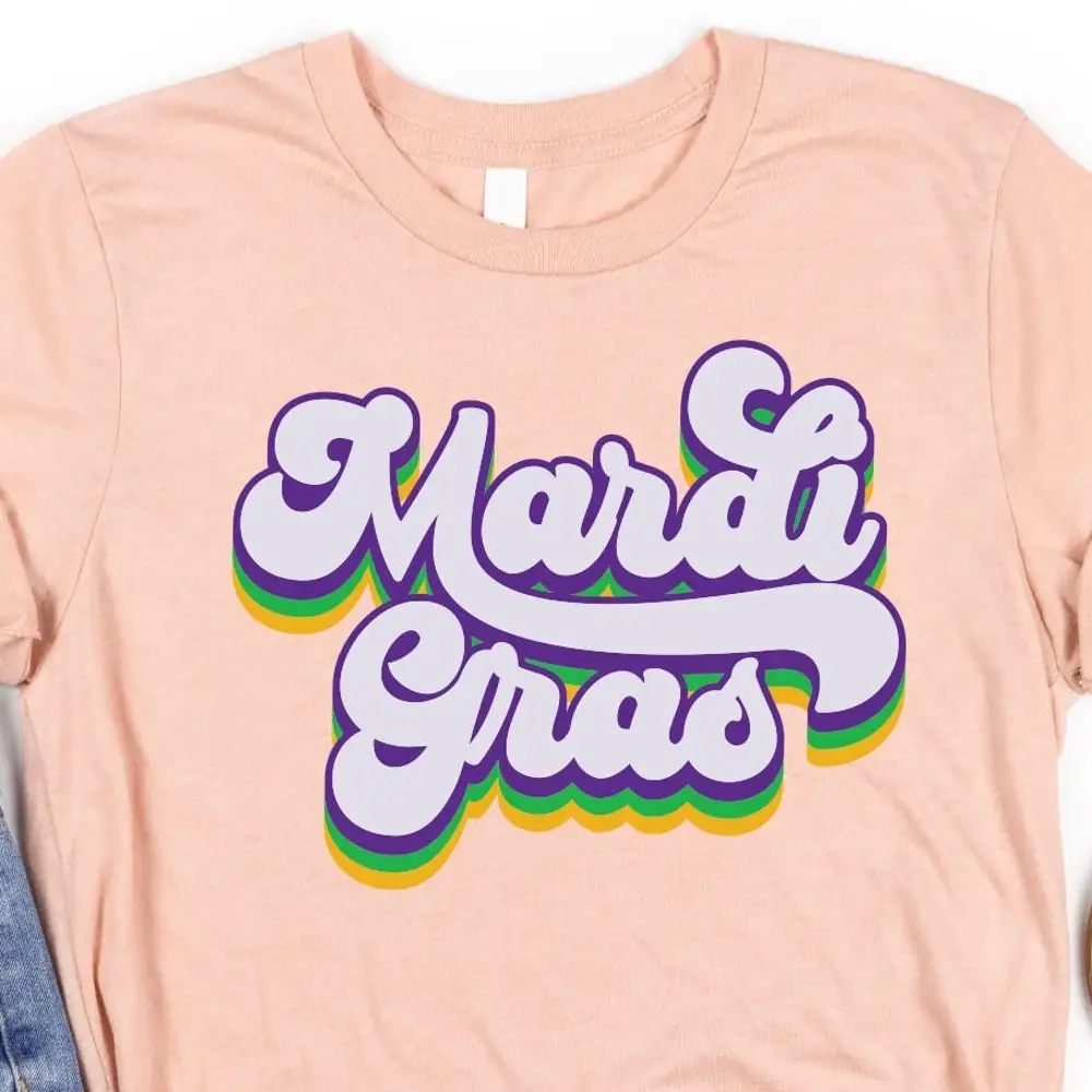 Mardi Gras T Shirt Sweat Carnival Lover Vibes Fat Tuesday