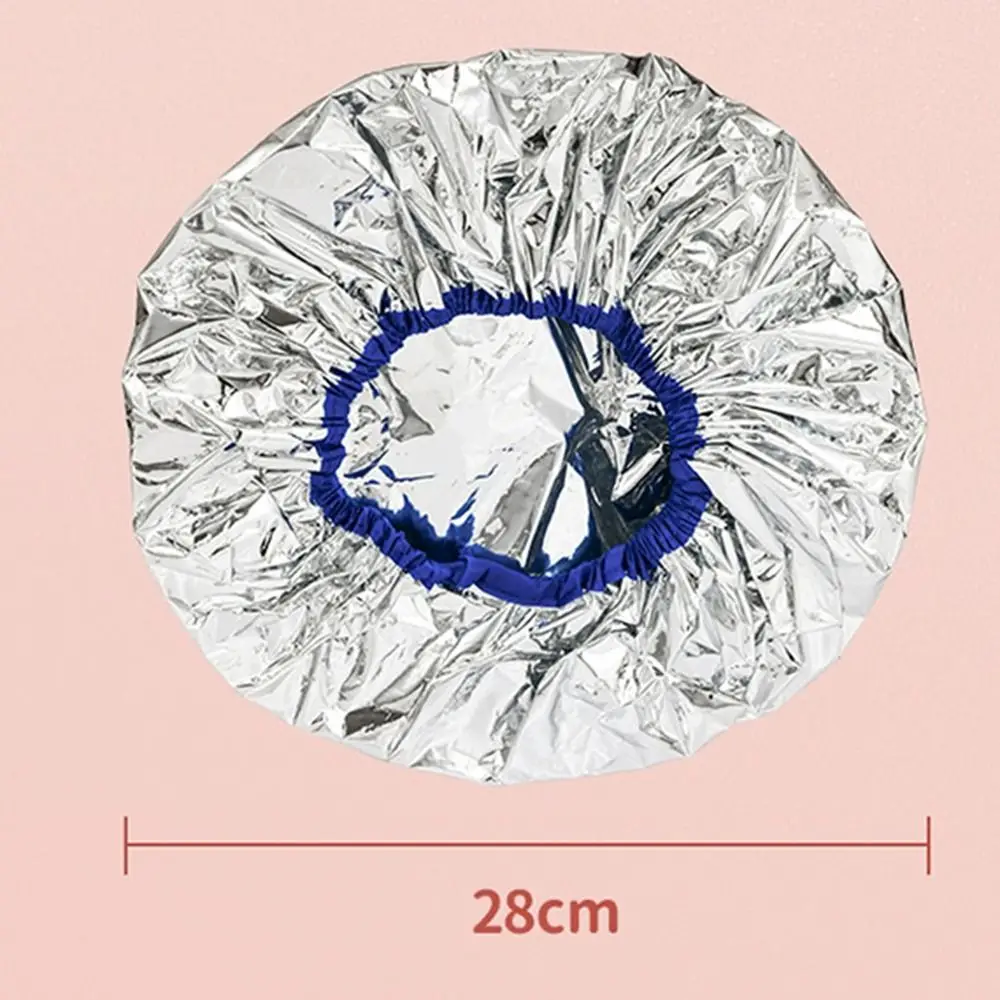Bonnet de embauthermique en feuille d'aluminium pour femme, bonnet de bain, bonnet de douche, outil de soin des cheveux, protecteur de cheveux, salon pour femme, conditionnement profond