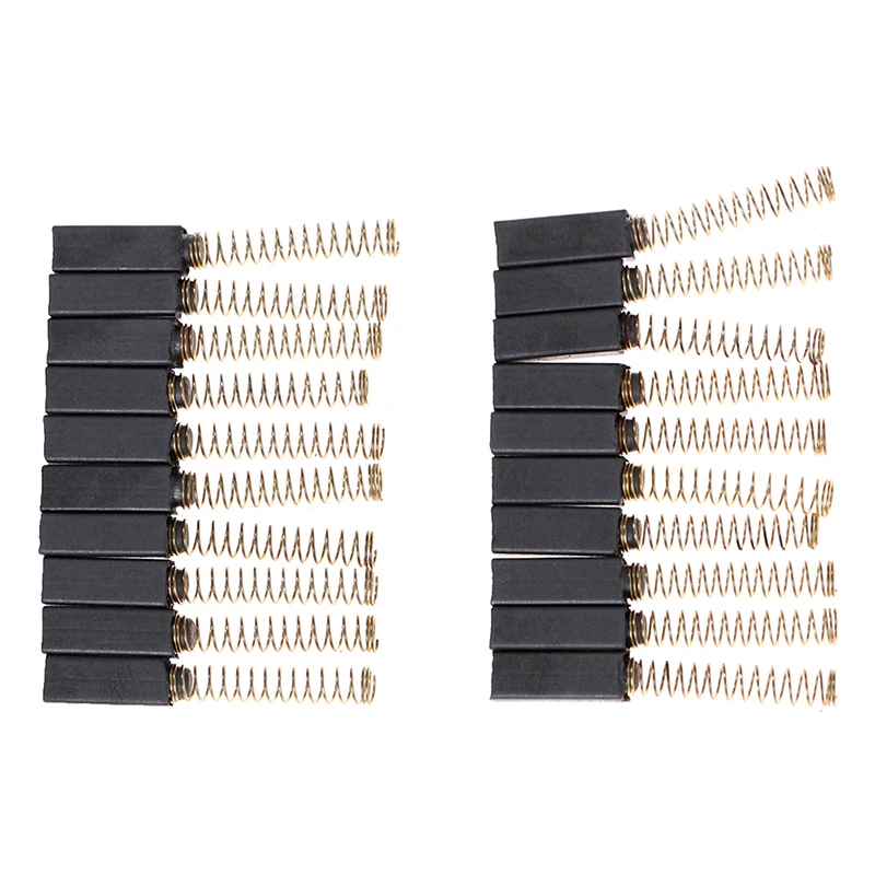 20 Pcs Replacement Carbon Brushes For Household Sewing Machine Motor Old Household Sewing Machine Motor Carbon Brushes 4*4*10