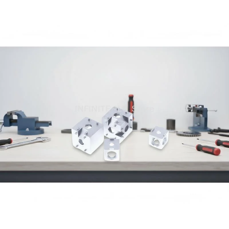 موصل زاوية مكعب من الألومنيوم الفاخر 2020 3030، قطعة واحدة، مثالي لملامح الألومنيوم #1