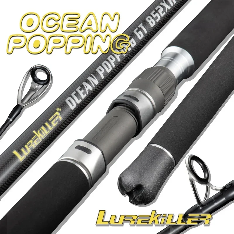 Full FUJI Carbon Popping Rod 2.28m 2.35m 2.54m Boat Rod Jigging Fishing Rod