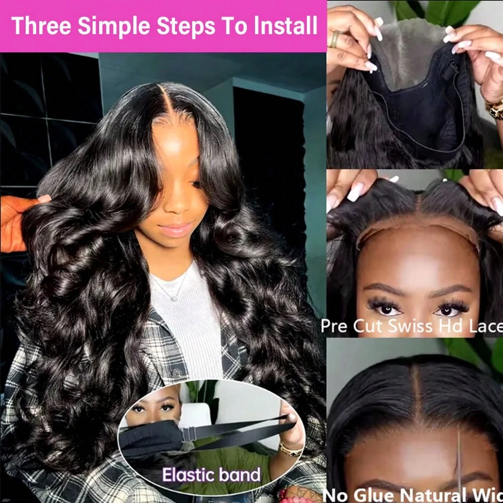 200% 0 الكثافة الجسم موجة الدانتيل الجبهة الباروكات 13x4 13x6 الدانتيل الشفاف إغلاق شعر مستعار 5x5 غلوليس شعر مستعار شعر الإنسان الدانتيل الباروكات الأمامية #2