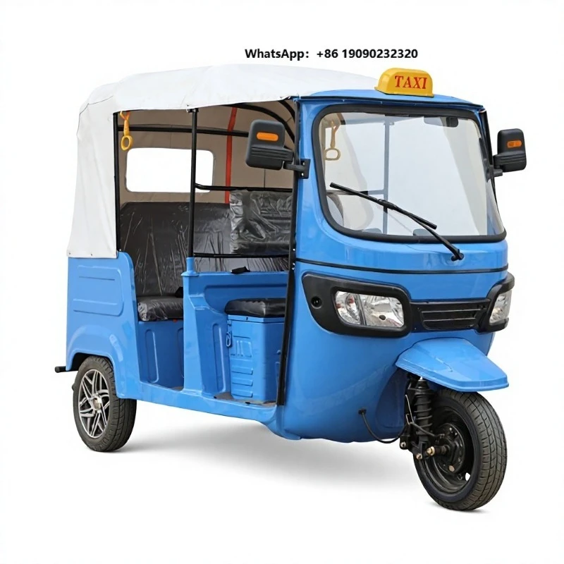 Electric Three-Wheel Cargo Tricycle  Range 400kg Payload Steel Frame     Y002