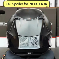 Helmet Tail Spoiler for NEXX X.R3R Helmet Parts Accessories Tail Refitting Spoiler Capacete De Moto Motociclista Accesorios