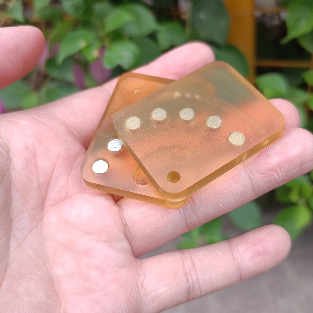 PEI素材 透明スライダー EDC フィジェットスピナー フィジェットトイ 大人用 減圧 磁気フィジェットスライダー