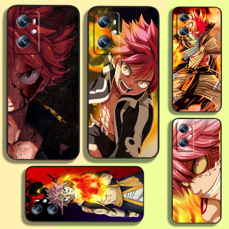 Anime F-Fairy T-Tail Juvenile For OPPO Find X6 X5 X3 A54S A5 A94 A16 A53S A57 A74 A72 A98 A78 A96 A9 5G Black Funda Phone Case