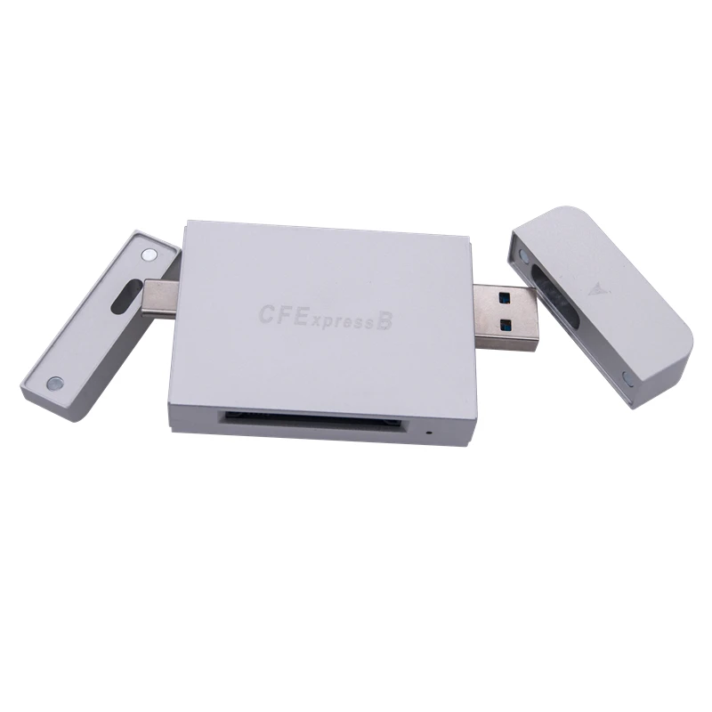 Lector de tarjetas USB CFexpress tipo B, adaptador de tarjeta de memoria para PC, teléfono, cámara, R5, Z7, Z6, USB 3,1 + tipo C, USB 3,2, Gen2, 10Gbps