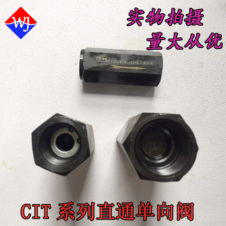 Tubular Through Check Valve CIT-02 CIT-03 CIT-04 CIT-06 CIT-08 CIT-10 12