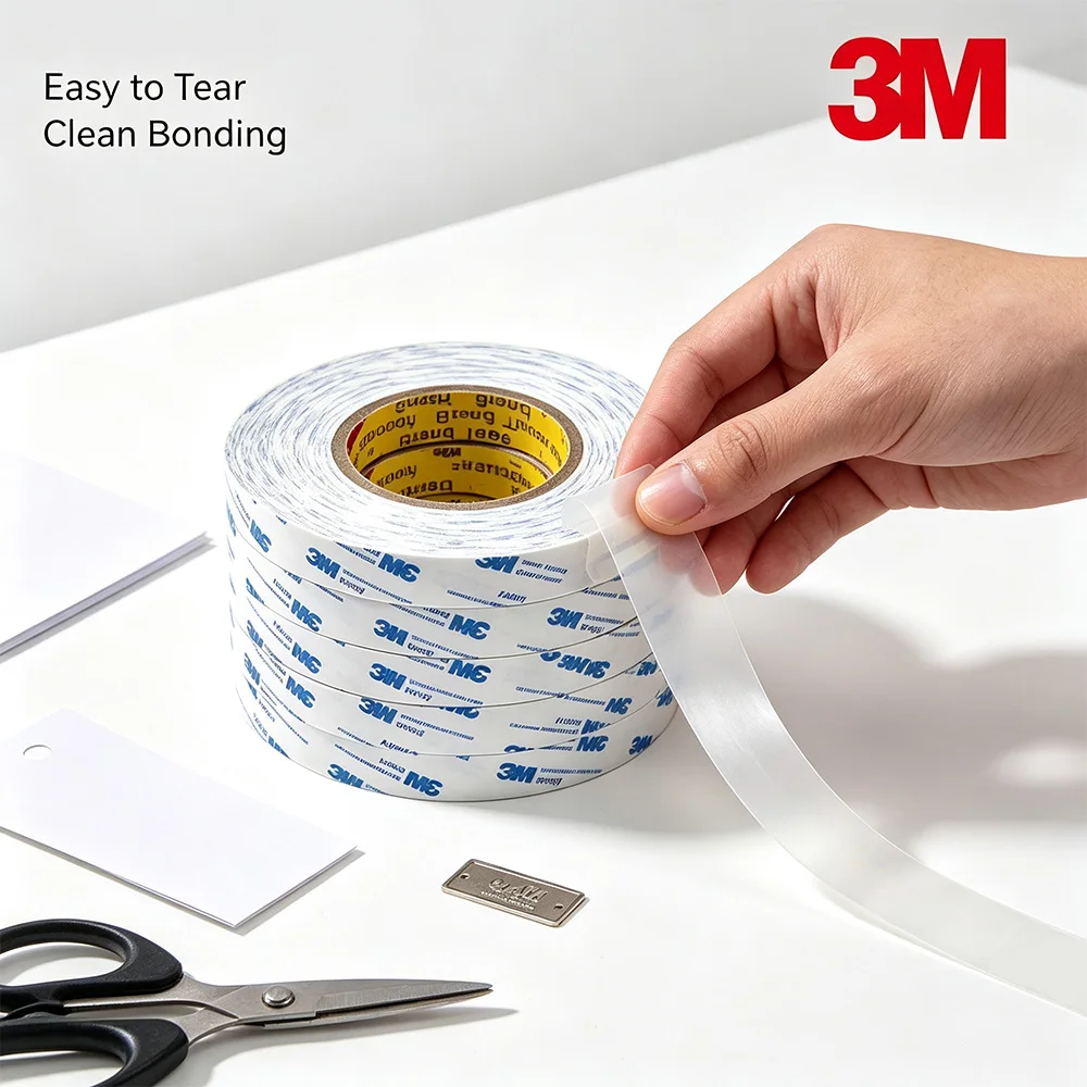 3M 9448A Double Sided Tape Ultra-thin Non-woven Fabric Strong Adhesive Tape For Electronic Repair DIY Decor Wall Mounting 1/5 Ro