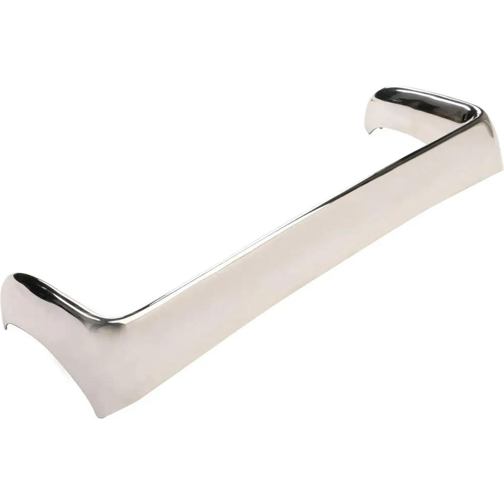 

1949-50 Совместим с защитной накладкой на передний номерной знак, хромированная.