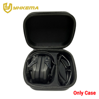 Hard Storage Travel Case for Electronic Shooting Earmuffs Compatible Impact Hearing Protection Shooter Safety Eyewear Glasses