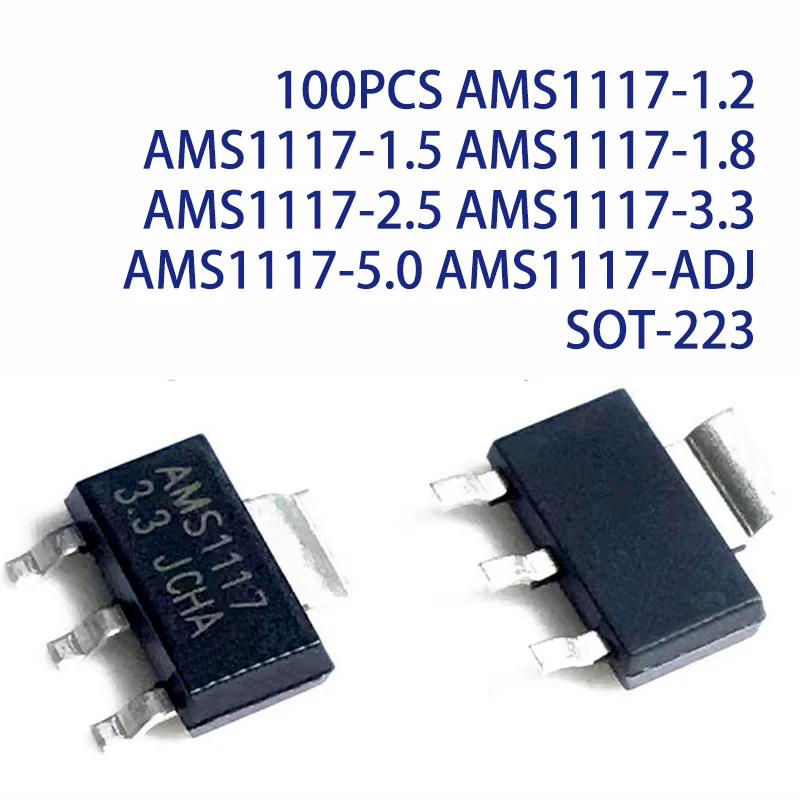 100Pcs Ams1117-1.2 …