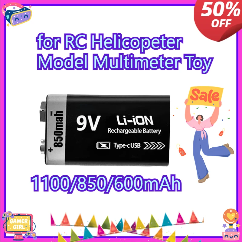 

1100/850/600mAh 10PCS High-Quality Rechargeable B attery for RC Helicopeter Model Multimeter Toy