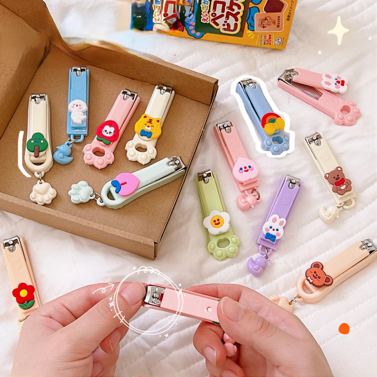 Cute Cartoon Nail Scissor Nail Clippers Cutter Colorful Nail