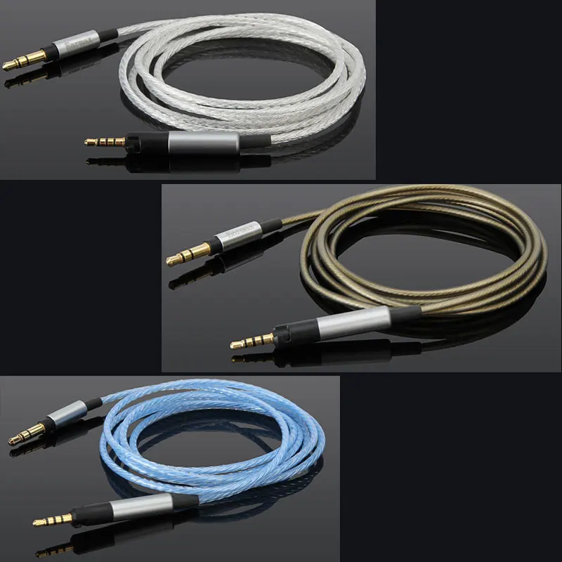 Replacement Upgrade Silver Plated Audio Cable For Ultrasone performance 820 840 860 880 headphones - 3 colors