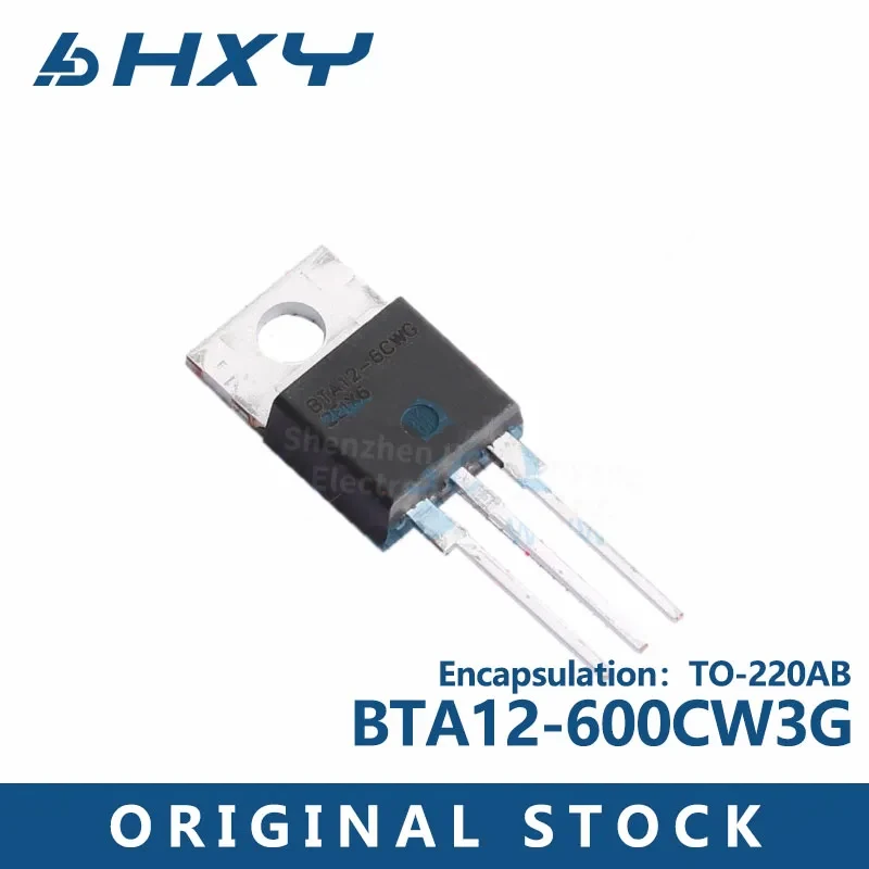 10PCS BTA12-600CW3G TO 220AB thyristor 600V 12A