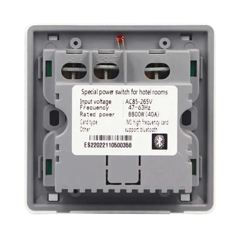 ES2 Power Energy Saver Card Power Switch gebruikt met TTLOCK TThotyel Smart-apparaten