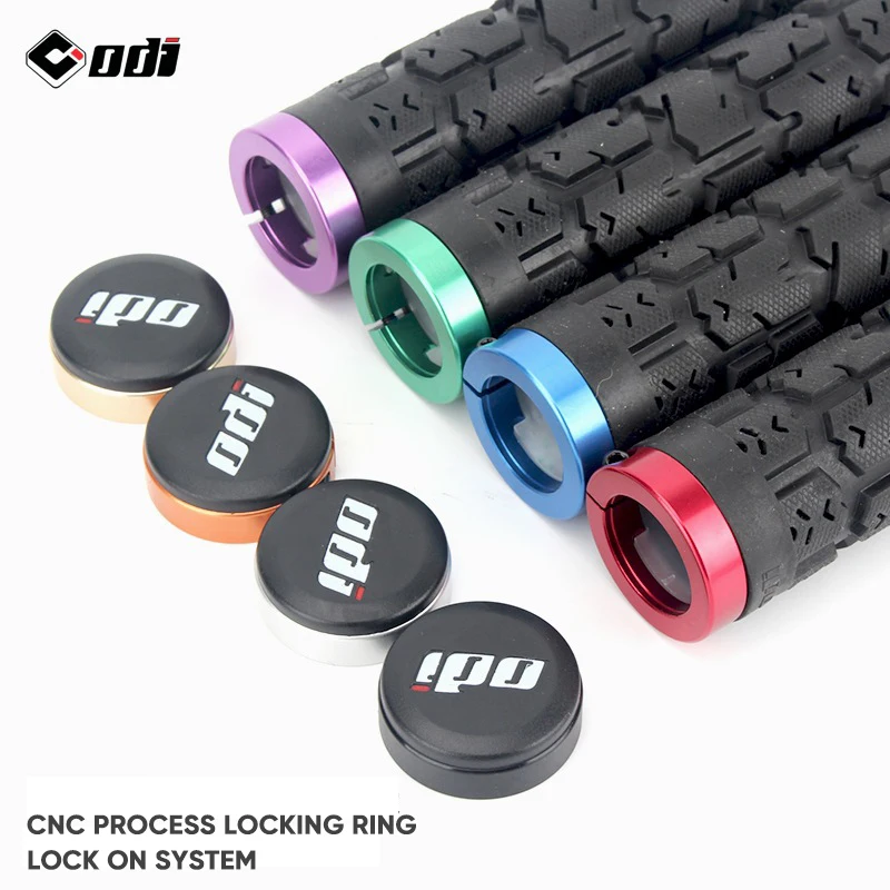 ODI Grips for Bicycle Handlebar Cuffs MTB Double Lock on Non-slip Bike Grips Handles for Bicycle Mountain DH BMX Handlebar Cover