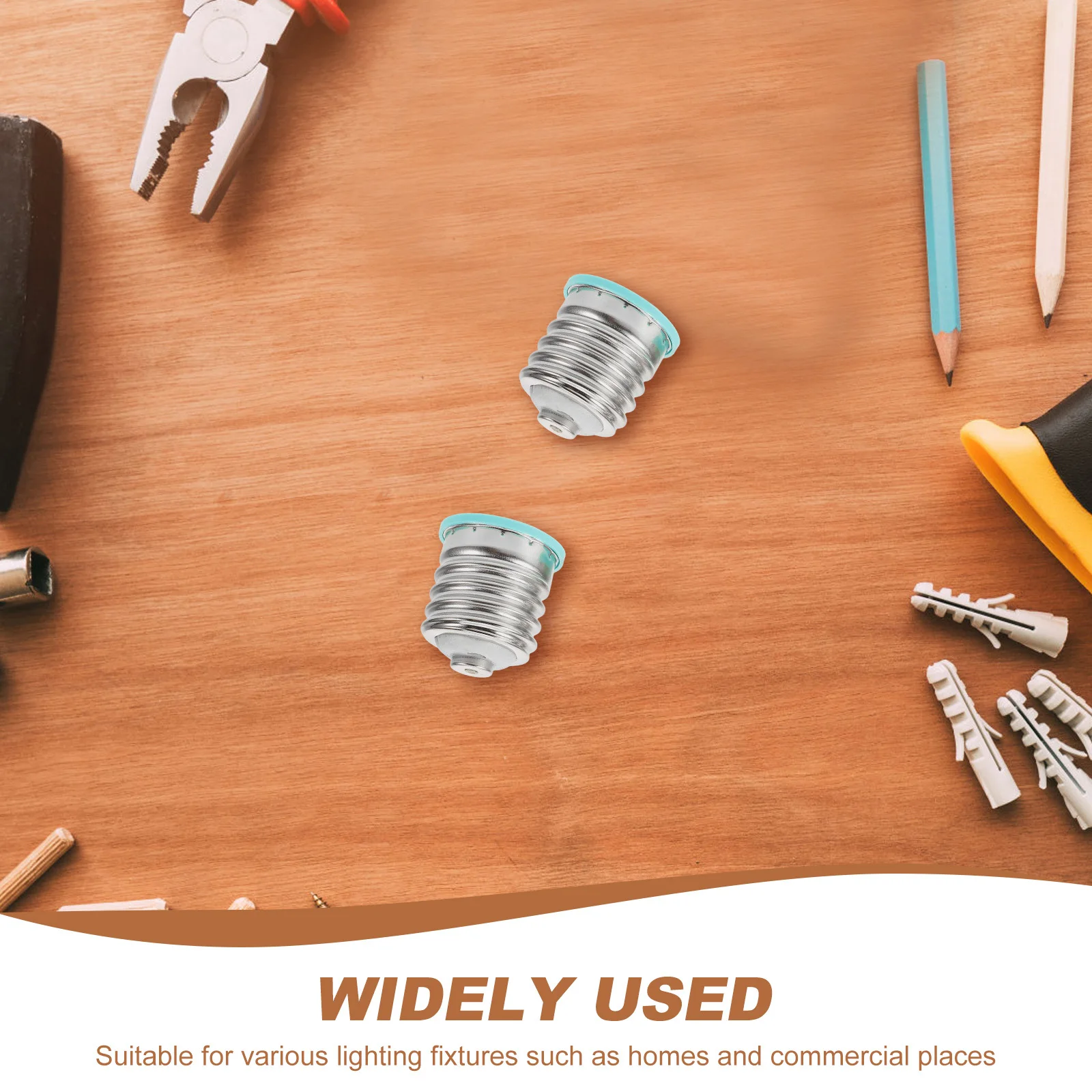 

2 шт. E40 к E27 адаптер цоколя лампы легкое преобразование замена цоколя лампы безопасная практичная прочная замена цоколя лампы