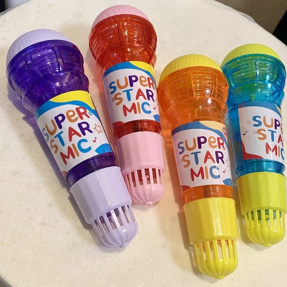 Funny 24cm Children Echo Microphone Non Electric Voice Amplifier Microphone Plastic Music Singing