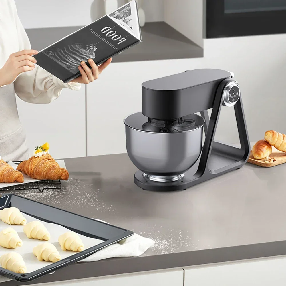 2024 Custom Electric Flour Dough Mixer 6-Speed Tilt-Head Cake Mixer 5L Planetary Aid Kitchen Robot Dough Stand Mixer