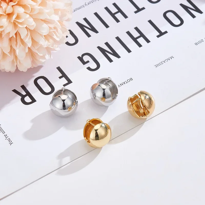 

925 Sterling Silver Earrings Vintage Geometric Round Handmade Earrings Party Accessories Jewelry Gift