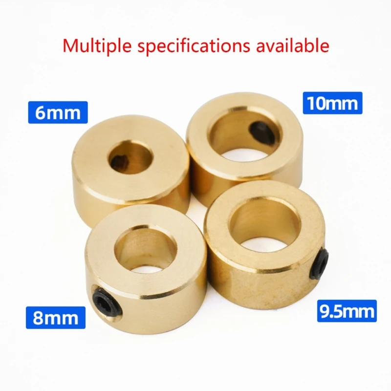 6/8/9/9.5/10mm Drill Bit Tools Brass Depth Stop Collars Ring Positioner Ring For Woodworking Drill Locator DropShipping