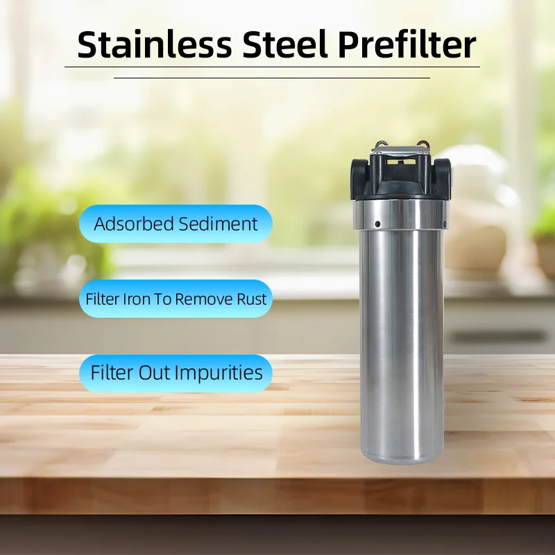 Stainless Steel Water Purifier Filter Cartridge Housing Filtre Cartouche for Sediment Filter Mesh Filter