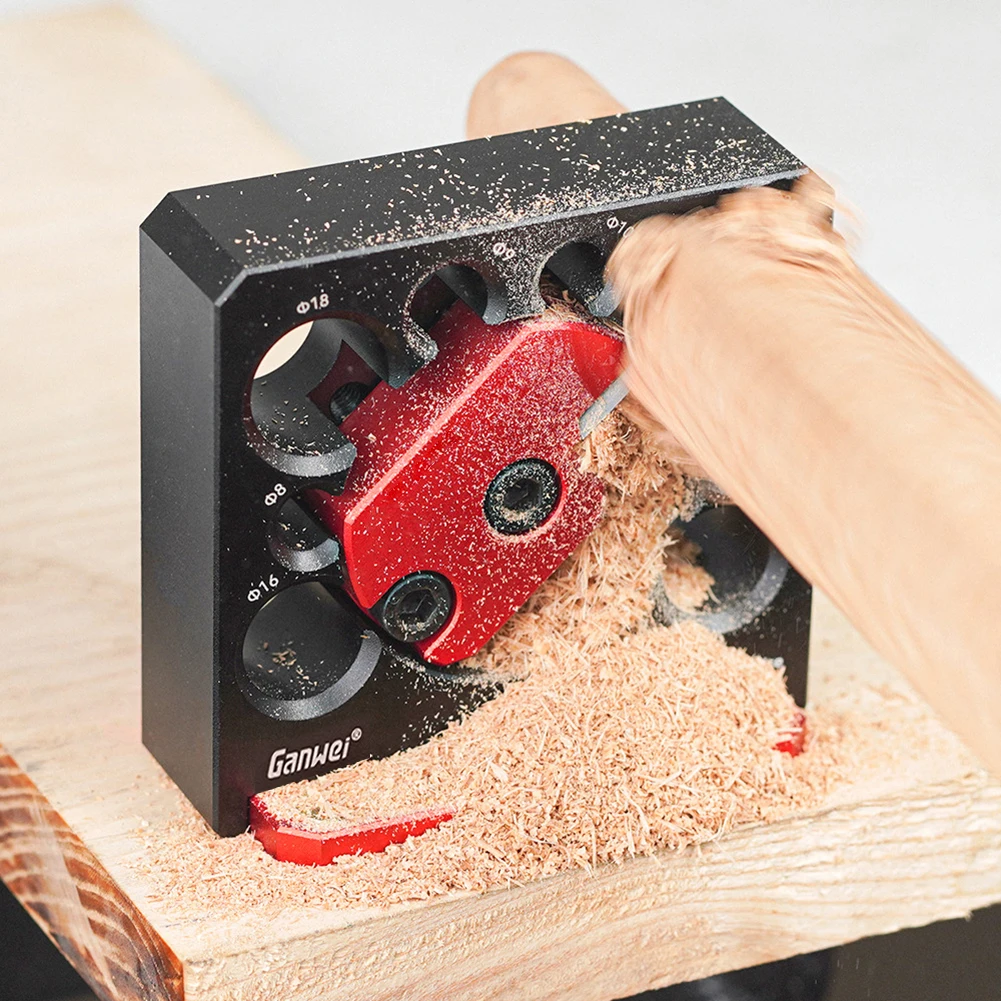 Adjustable Dowel Maker Milling Dowel Round Rod Auxiliary Tool Metric 8mm-20mm Milling Machine Rod Clamp Compact Woodworking Tool