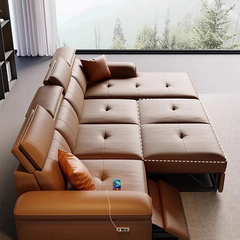 أريكة غرفة المعيشة البنية المريحة، تصميم دعم الظهر، كرسي الصالات، أرائك غرفة المعيشة، أثاث Divano العصري الفاخر #4