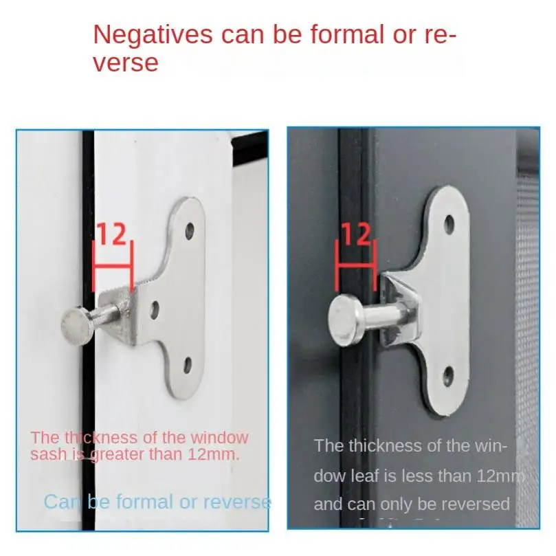 1 مجموعة قابل للتعديل الفولاذ المقاوم للصدأ نافذة دعم الرياح هوك المحدد الرياح البقاء نافذة وشاح قفل للطفل حماية سلامة المنزل