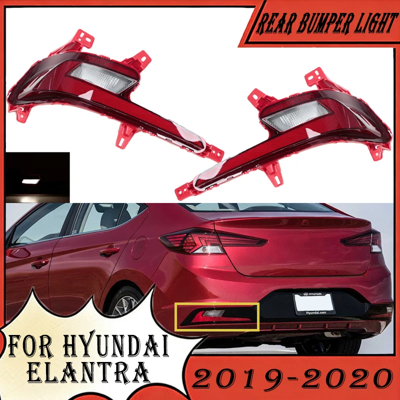 

Car Bumper Reflector Light Lamp For Hyundai Elantra 2019 2020 Rear Turn Signal Light Brake Lamp Warning Light Taillight