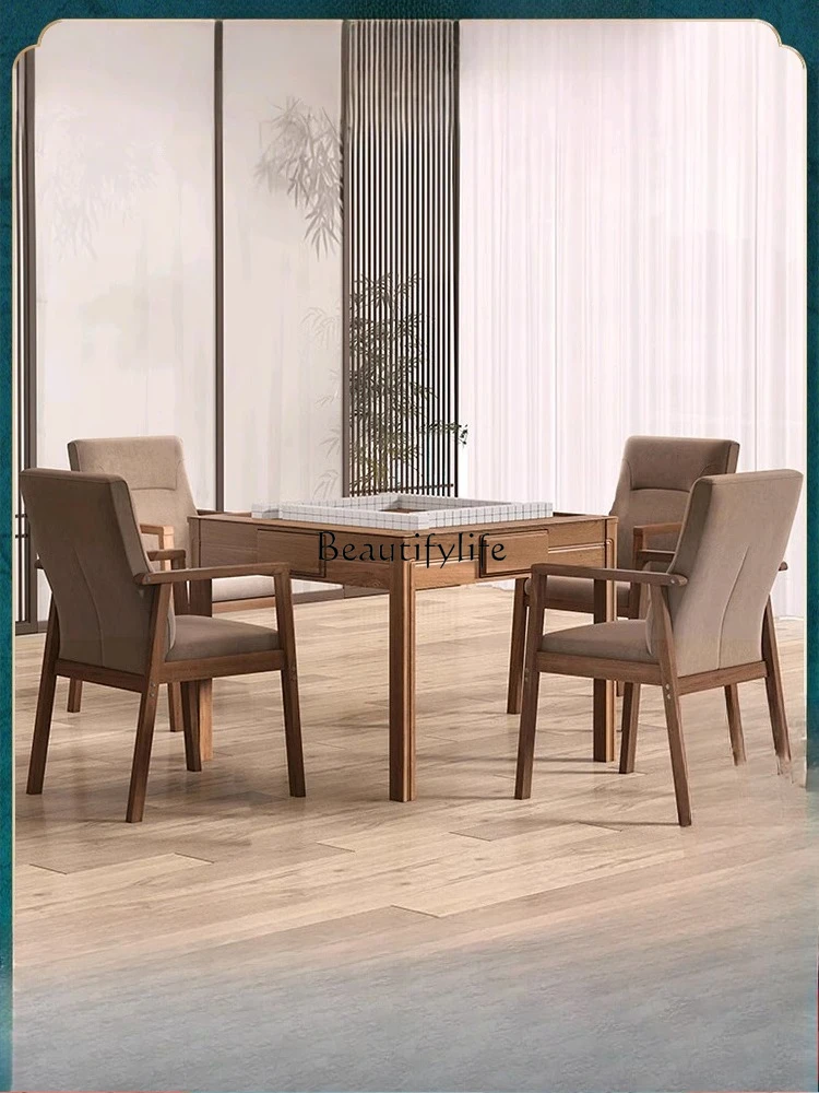 

4*New mahjong machine fully automatic household small dining table dual-purpose