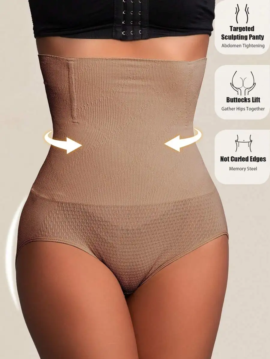 High Waist Tummy Control Shapewear Panties Women Seamless Body Shaper Butt Lifter Slimming Underwear