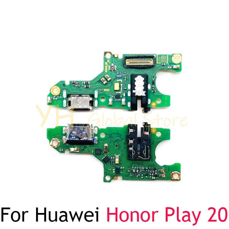 For Huawei Honor Play 20 10 9 8 20i 9i 9X 8X Pro Lite USB Charging Dock Connector Port Board Flex Cable Repair Parts