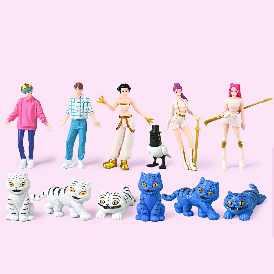 2026 Heißer Verkauf K Pop Demon Hunters Blind Box Serie Anime Figuren Ornamente Puppen Fans Kinder Geburtstagsgeschenk Zufällige Blind Box