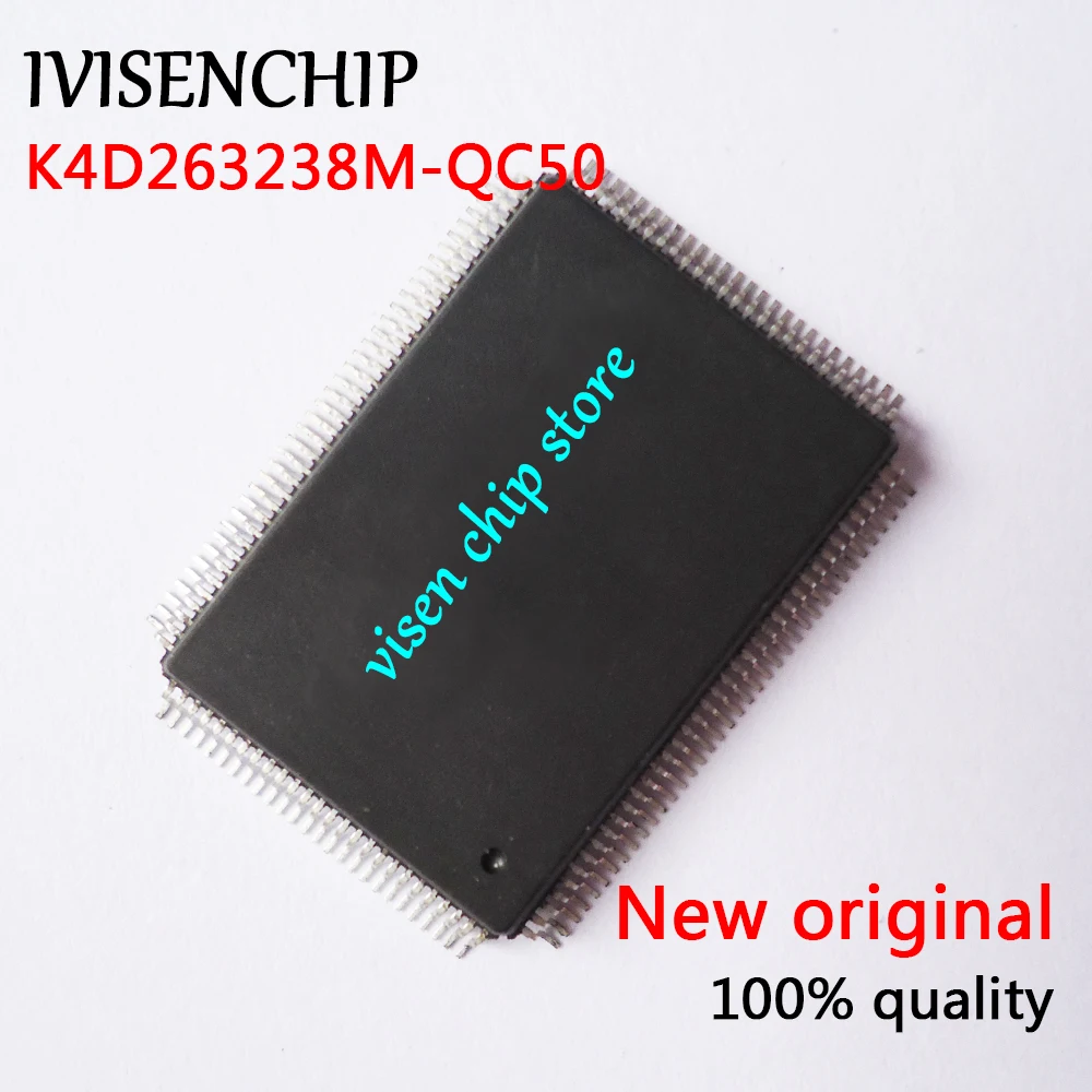 5-10pieces K4D263238M-QC50 K4D263238M QC50 QFP-100 chipset