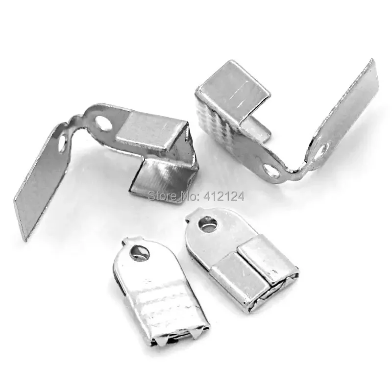 4500Pcs Silver Tone End Beads Caps For Bracelets Necklace Jewelry Making Findings Component 11x6mm