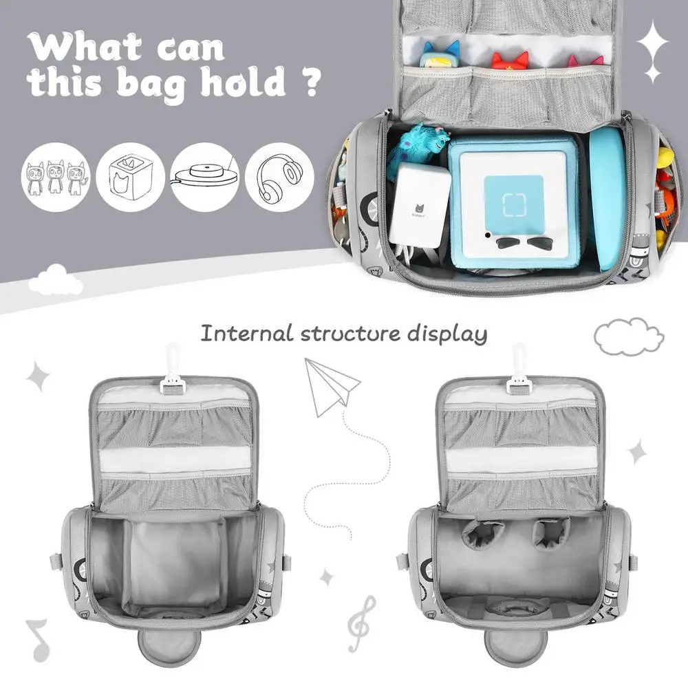 Portable Audio Player Carrying Bag For Toniebox Starter Set Educational Musical Toy Storage Organizer For Tonies Starter
